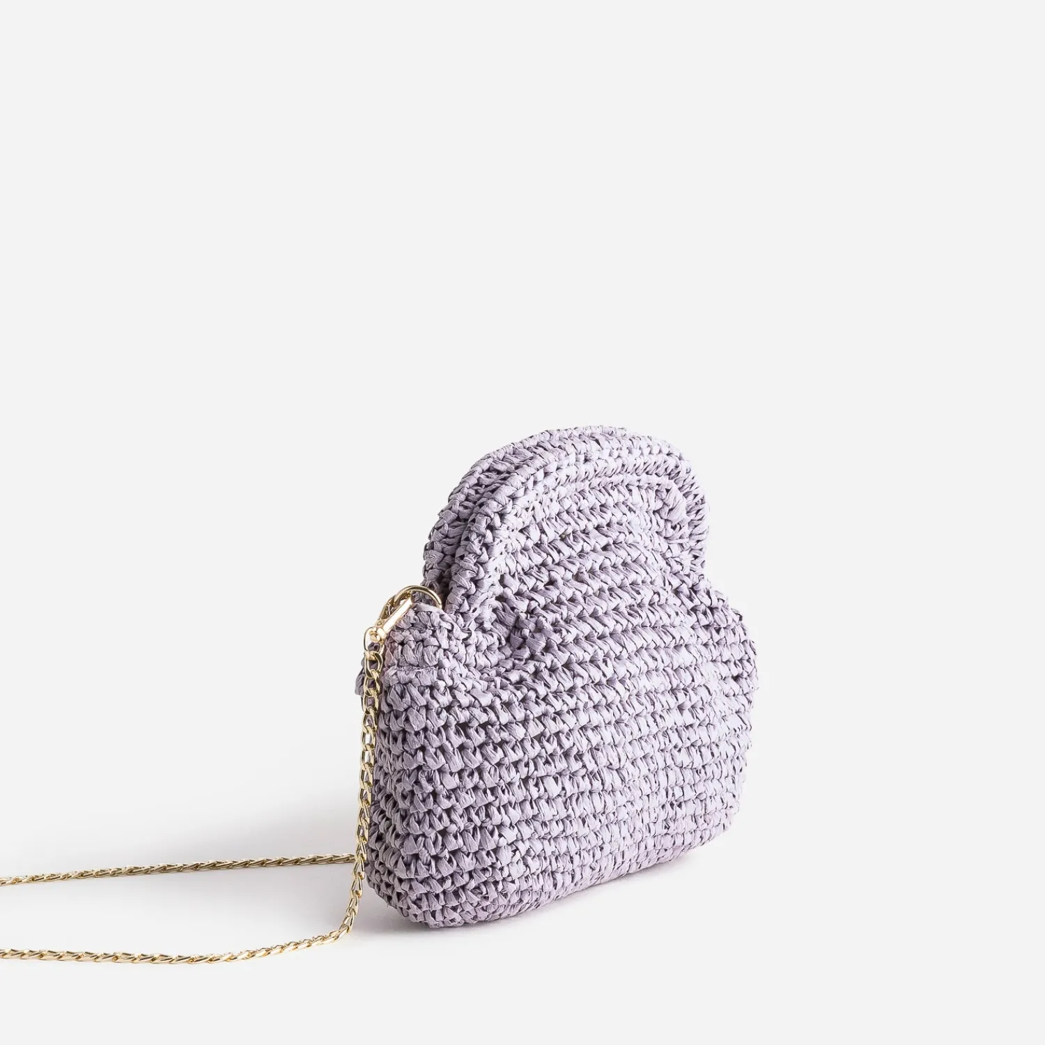 Eram Pochettes|Sacs À Main^Pochette minaudière lilas en paille papier VIOLET