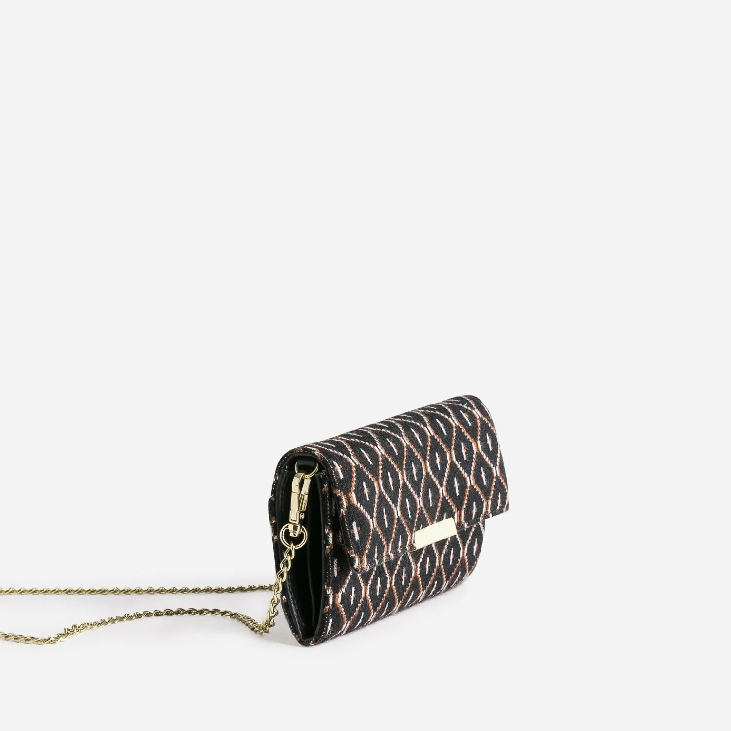 Eram Pochettes|Petite Maroquinerie^Pochette e en textile à motif graphique NOIR