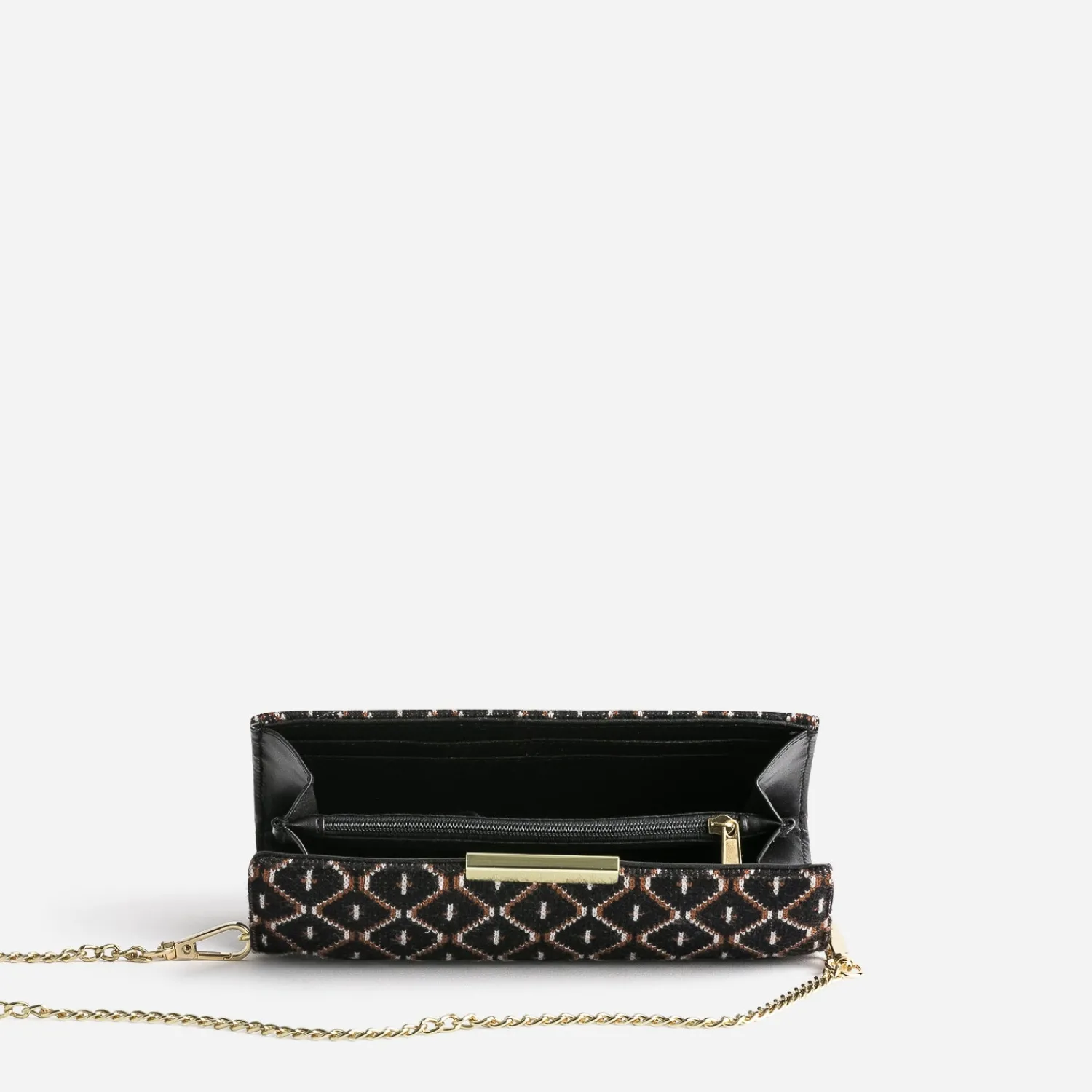 Eram Pochettes|Petite Maroquinerie^Pochette e en textile à motif graphique NOIR