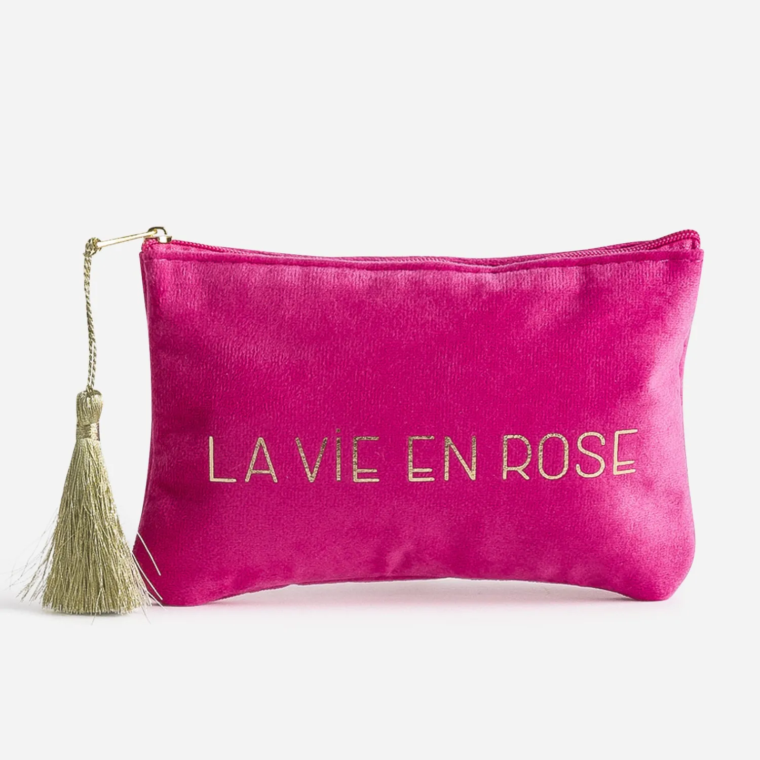Eram Petite Maroquinerie^Pochette velours à message - Sélection Octobre ROSE
