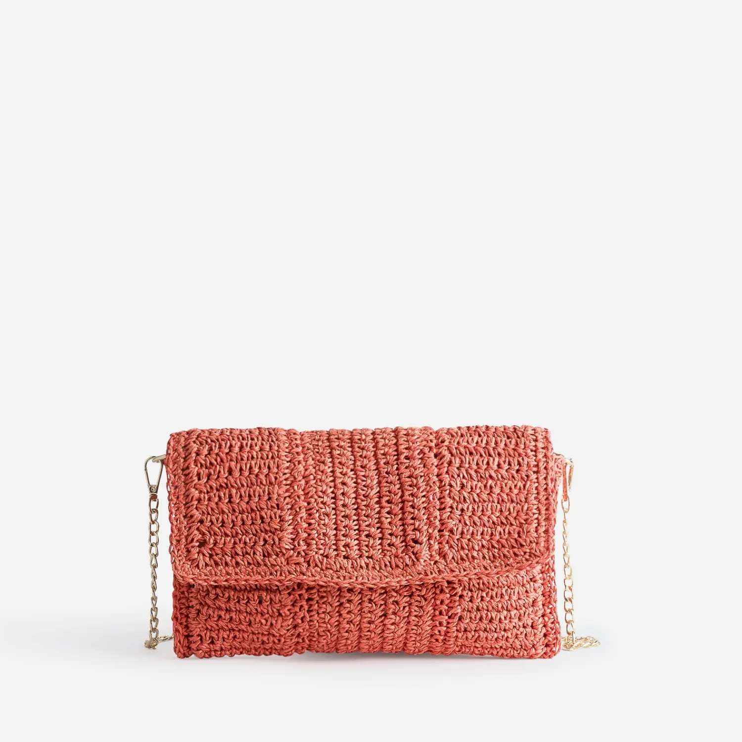 Eram Pochettes|Sacs À Main^Pochette souple en paille ORANGE