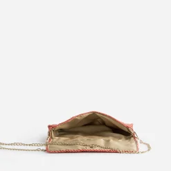 Eram Pochettes|Sacs À Main^Pochette souple en paille ORANGE