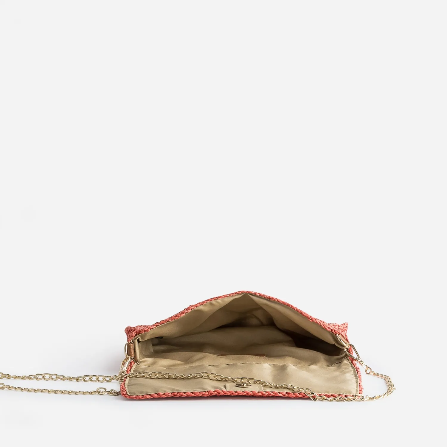 Eram Pochettes|Sacs À Main^Pochette souple en paille ORANGE
