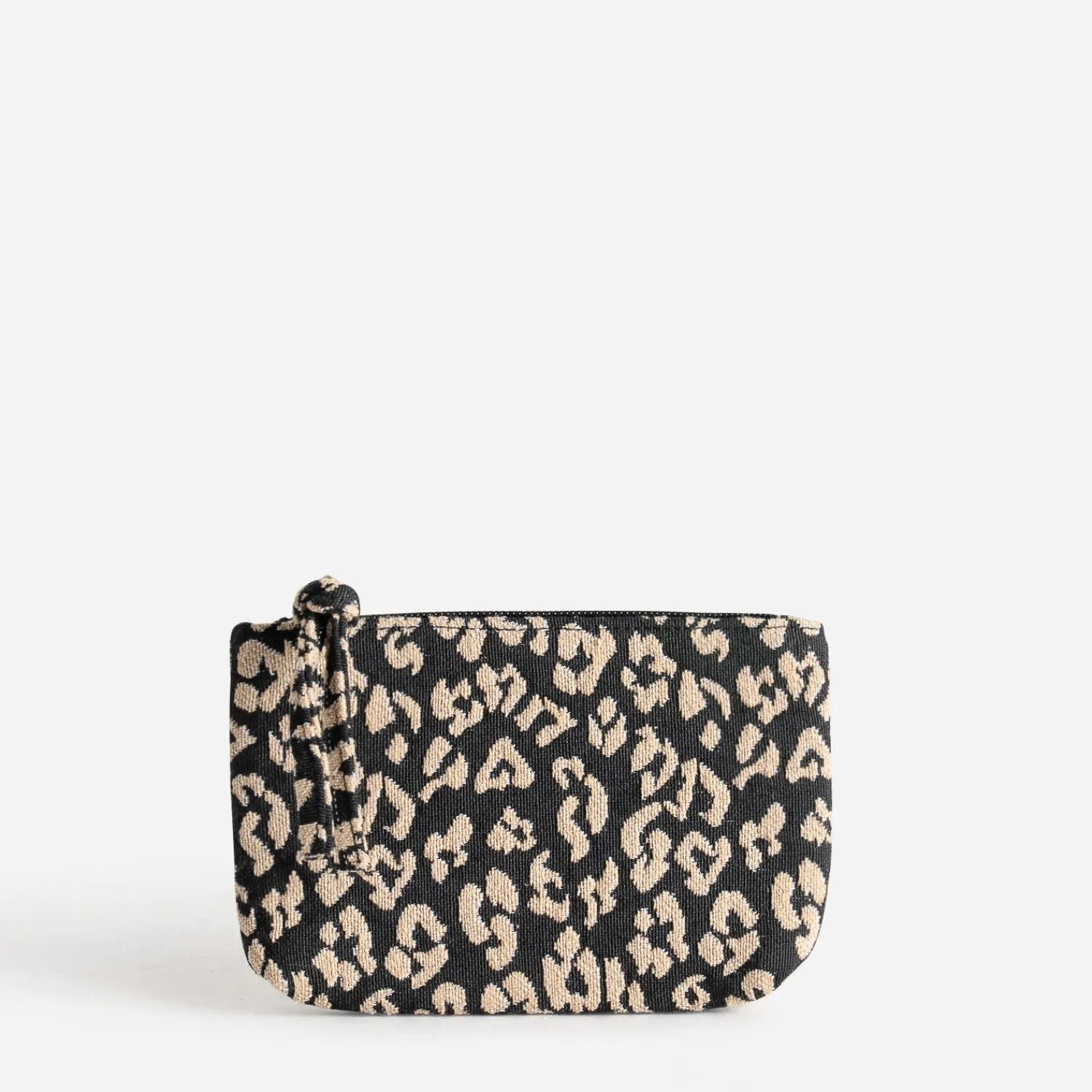 Texto Petite Maroquinerie^Pochette e à motif lépard NOIR