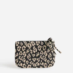 Texto Petite Maroquinerie^Pochette e à motif lépard NOIR