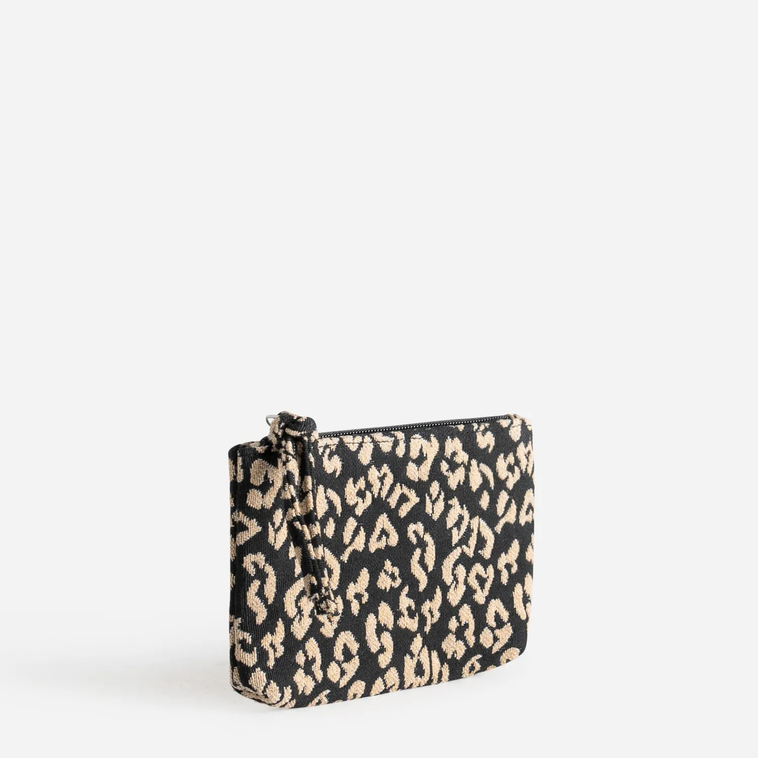 Texto Petite Maroquinerie^Pochette e à motif lépard NOIR