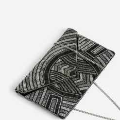 Texto Pochettes|Sacs À Main^Pochette e broderie perles NOIR