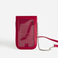 Texto Pochettes|Petite Maroquinerie^Pochette-téléphone tactile ROUGE