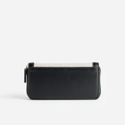 Eram Petite Maroquinerie^Portefeuille beige et bi-matière NOIR