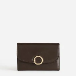 Eram Petite Maroquinerie^Portefeuille détail anneau métal doré MARRON