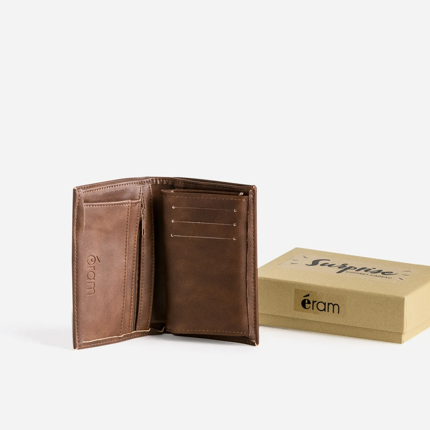 Eram Petites Maroquineries|Sacs^Portefeuille homme MARRON