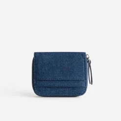 Eram Petite Maroquinerie^Porte-monnaie en jean brut BLEU