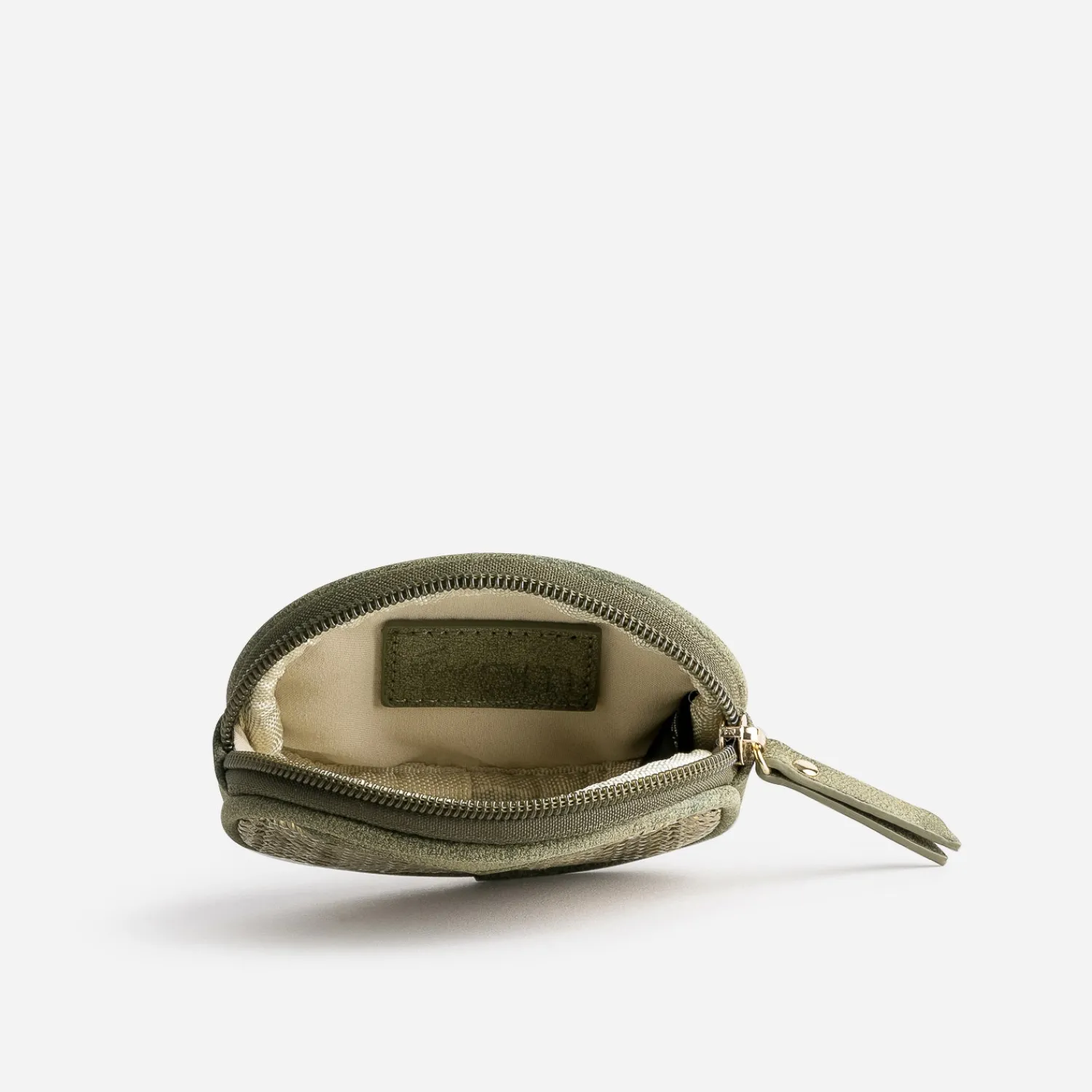 Eram Petite Maroquinerie^Porte-monnaie avec tressage doré KAKI