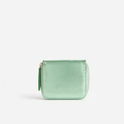 Eram Petite Maroquinerie|Sacs À Main^Porte-monnaie métallisé VERT