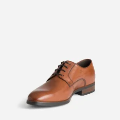 Eram Chaussures De Ville^Richelieu cuir COGNAC