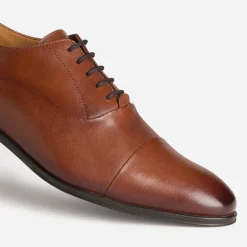 Eram Chaussures De Ville^Richelieu cuir bout droit COGNAC