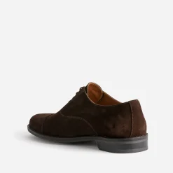 Eram Chaussures De Ville^Richelieu cuir velours à bout droit MARRON