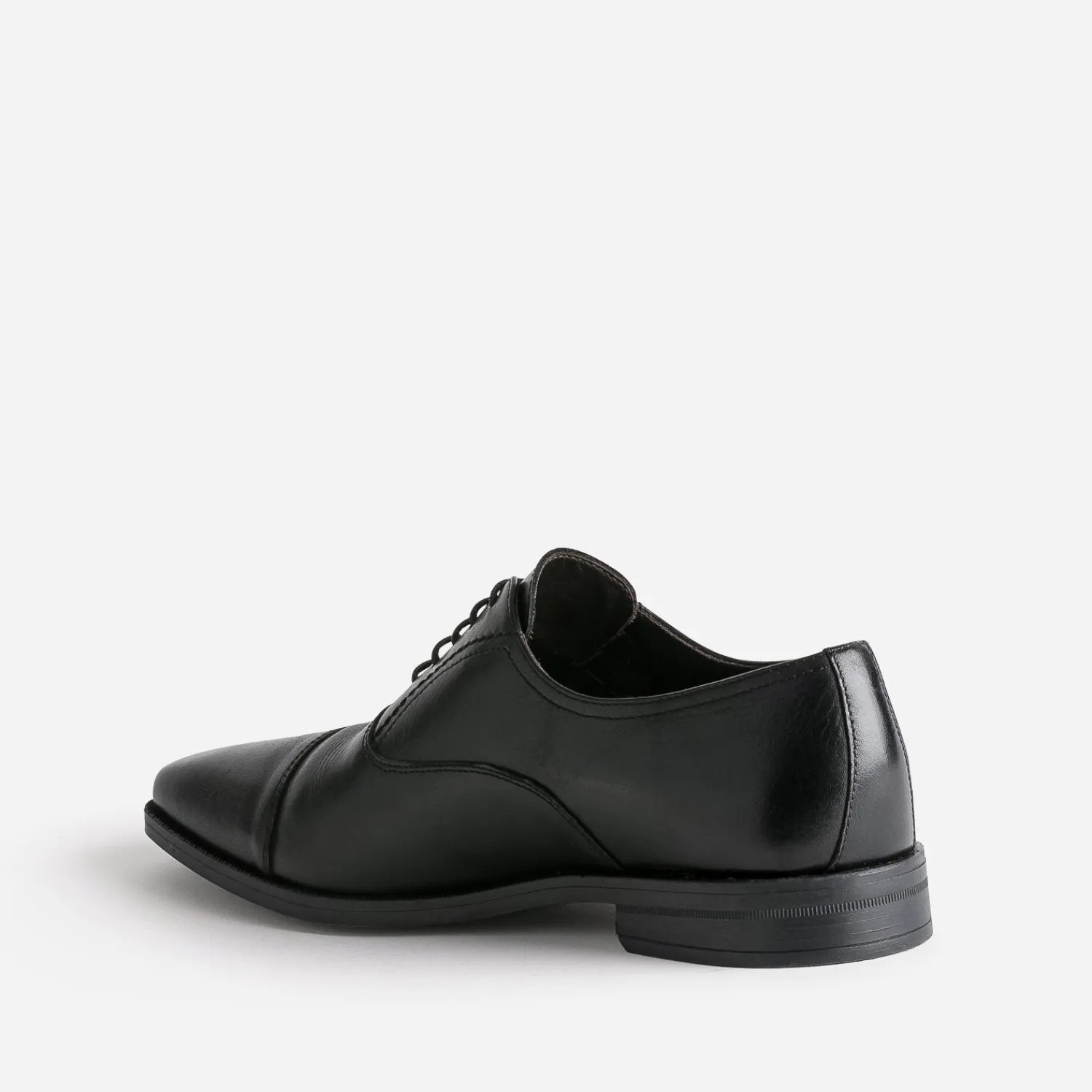 Eram Chaussures De Ville^Richelieu en cuir NOIR