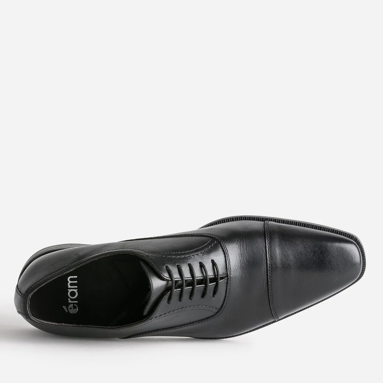 Eram Chaussures De Ville^Richelieu en cuir NOIR