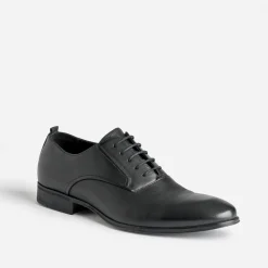 Eram Chaussures De Ville^Richelieu en cuir NOIR