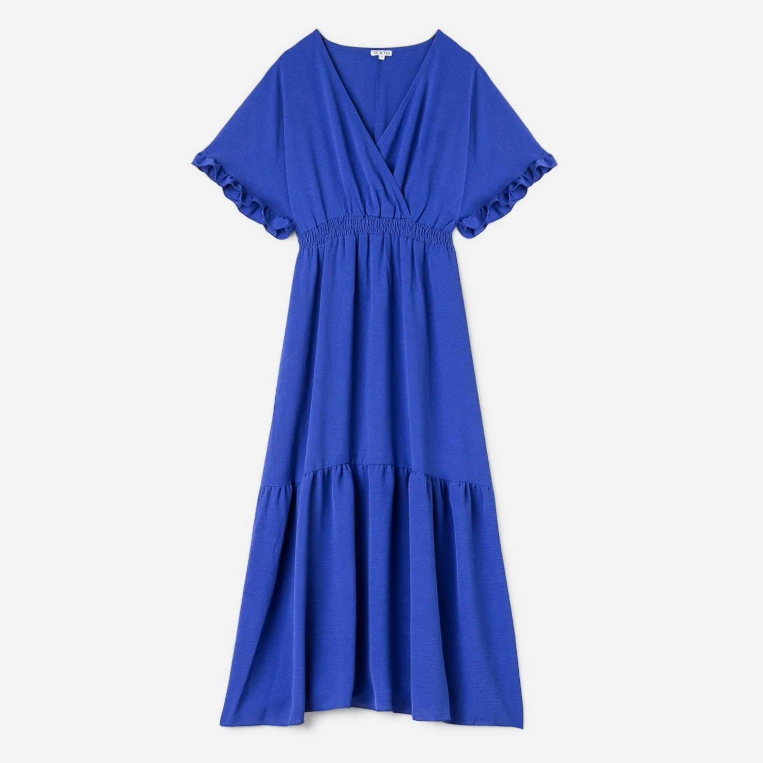 Texto Robes^Robe longue électrique BLEU
