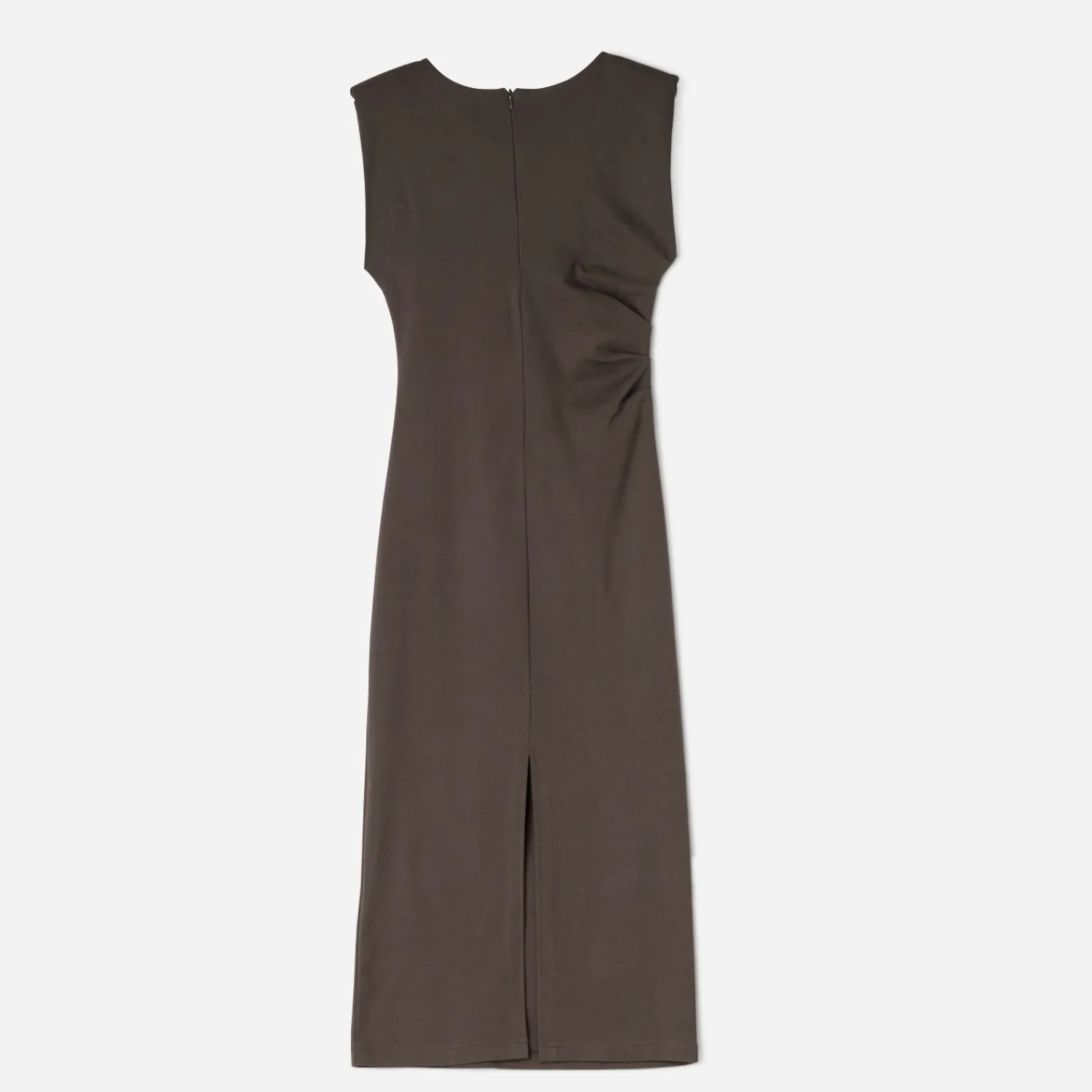 Texto Robes^Robe-tube longue chocolat MARRON