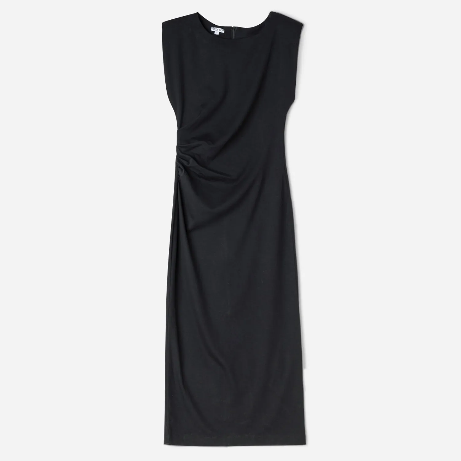 Texto Robes^Robe-tube longue e NOIR