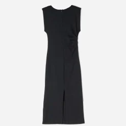 Texto Robes^Robe-tube longue e NOIR
