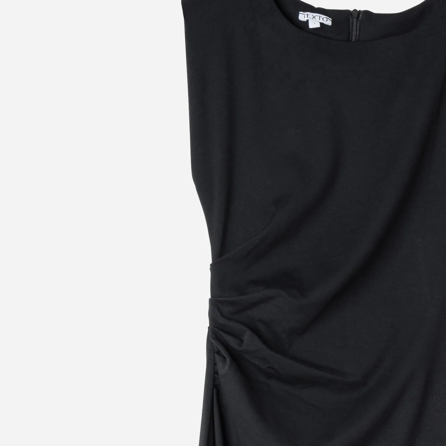 Texto Robes^Robe-tube longue e NOIR