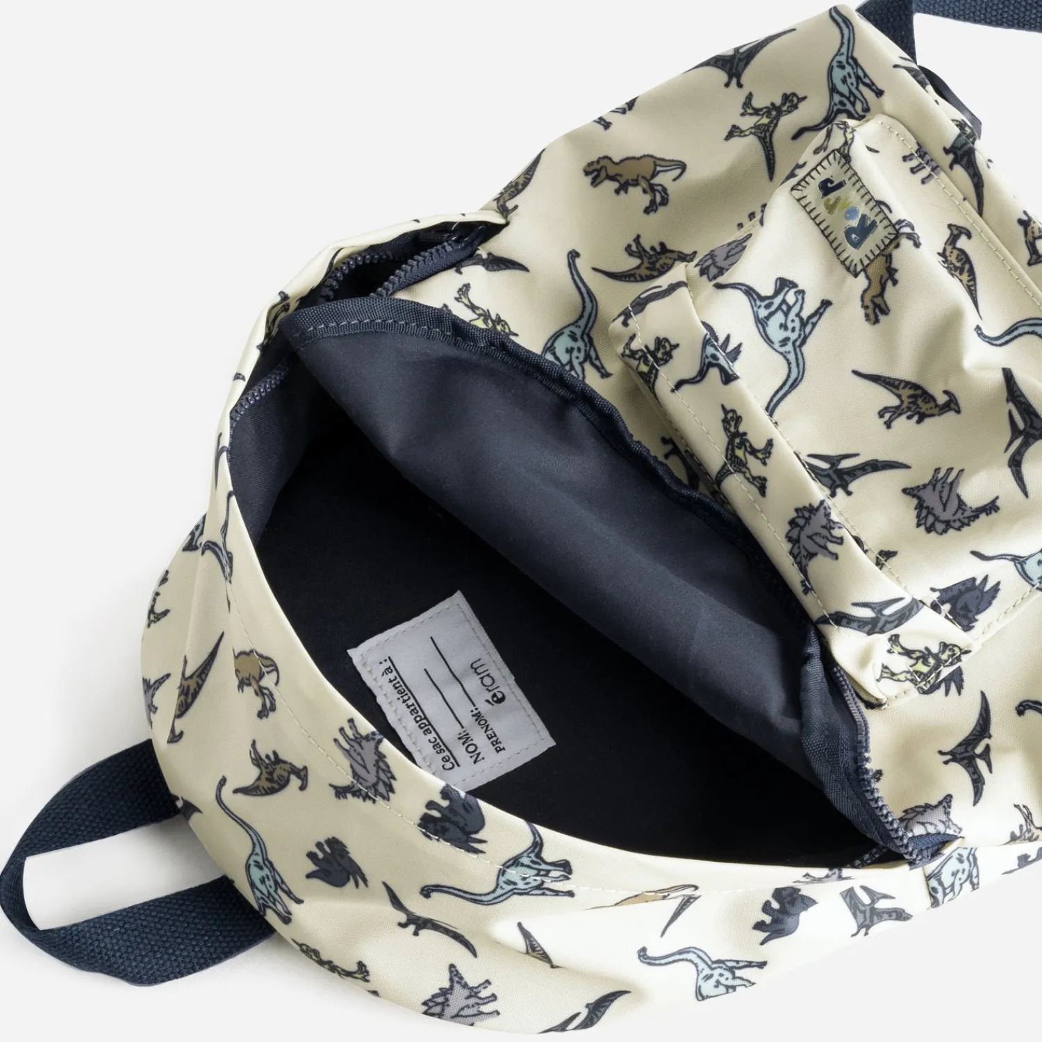 Eram Sacs^Sac à dos beige motifs dinosaures MULTICOLORE