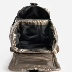Texto Sacs À Dos|Sacs À Main^Sac à dos bronze matelassé MARRON