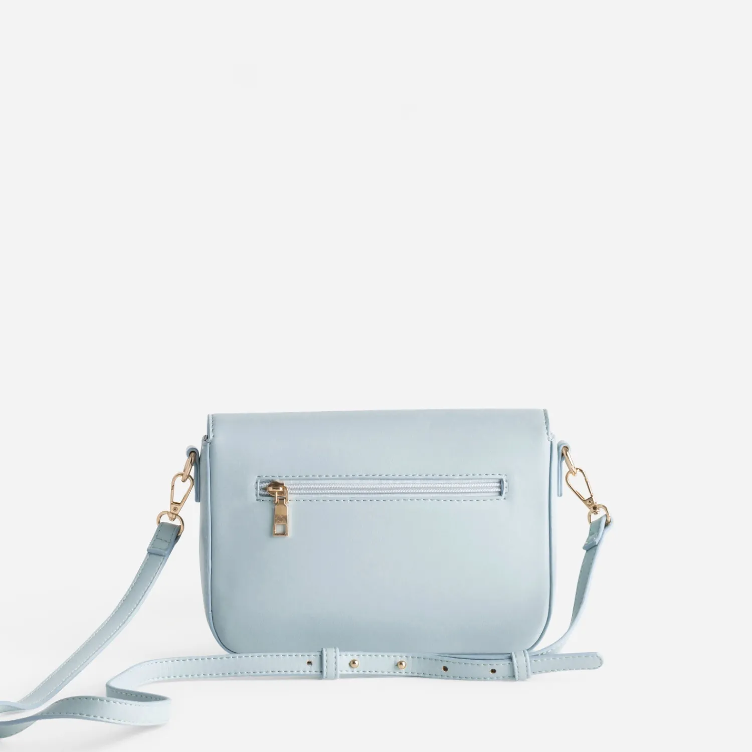 Eram Sacs À Main^Sac à main baby blue métalleries dorées BLEU