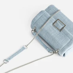 Eram Sacs À Main^Sac à main baby blue textile souple BLEU