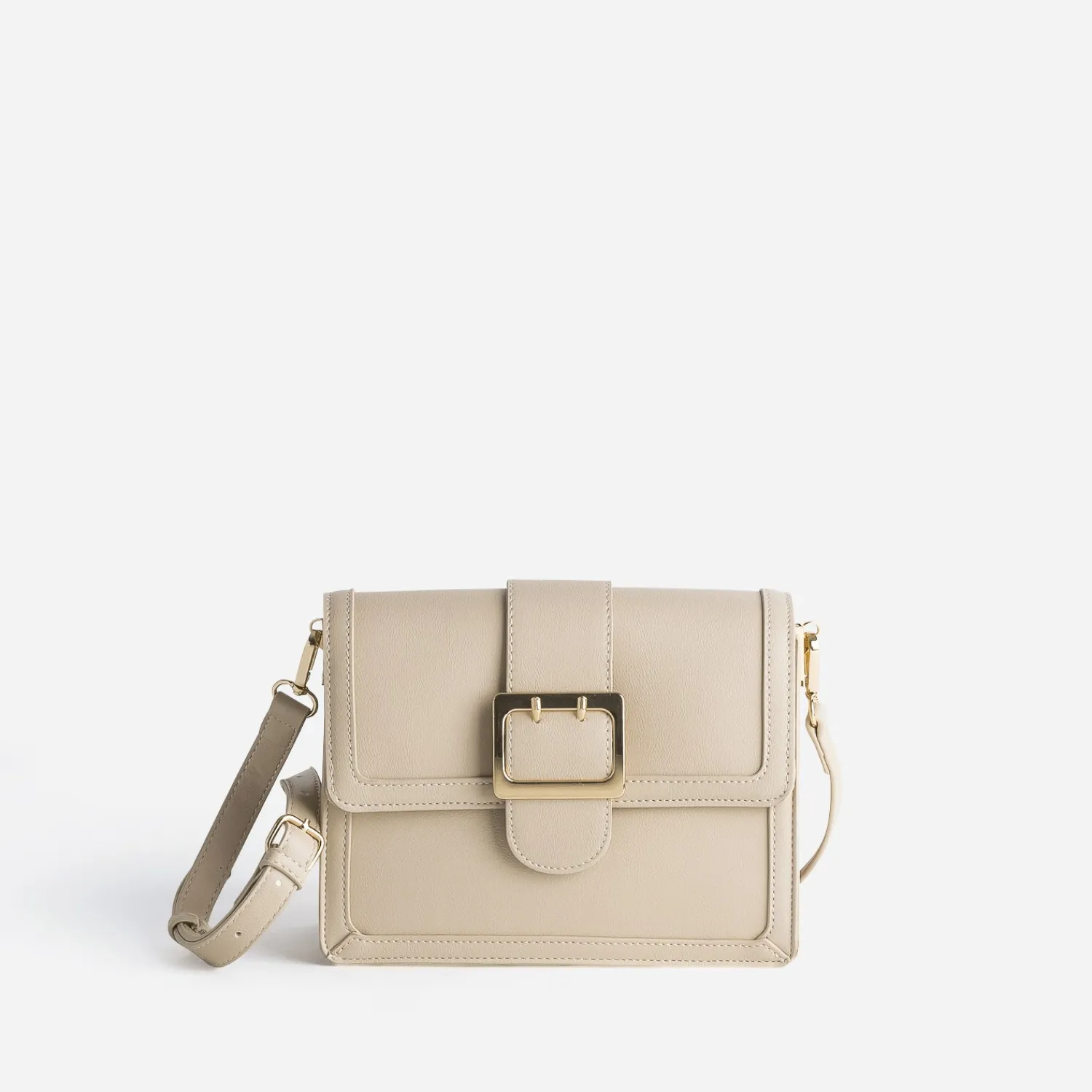 Eram Sacs À Main^Sac à main avec boucle métal BEIGE