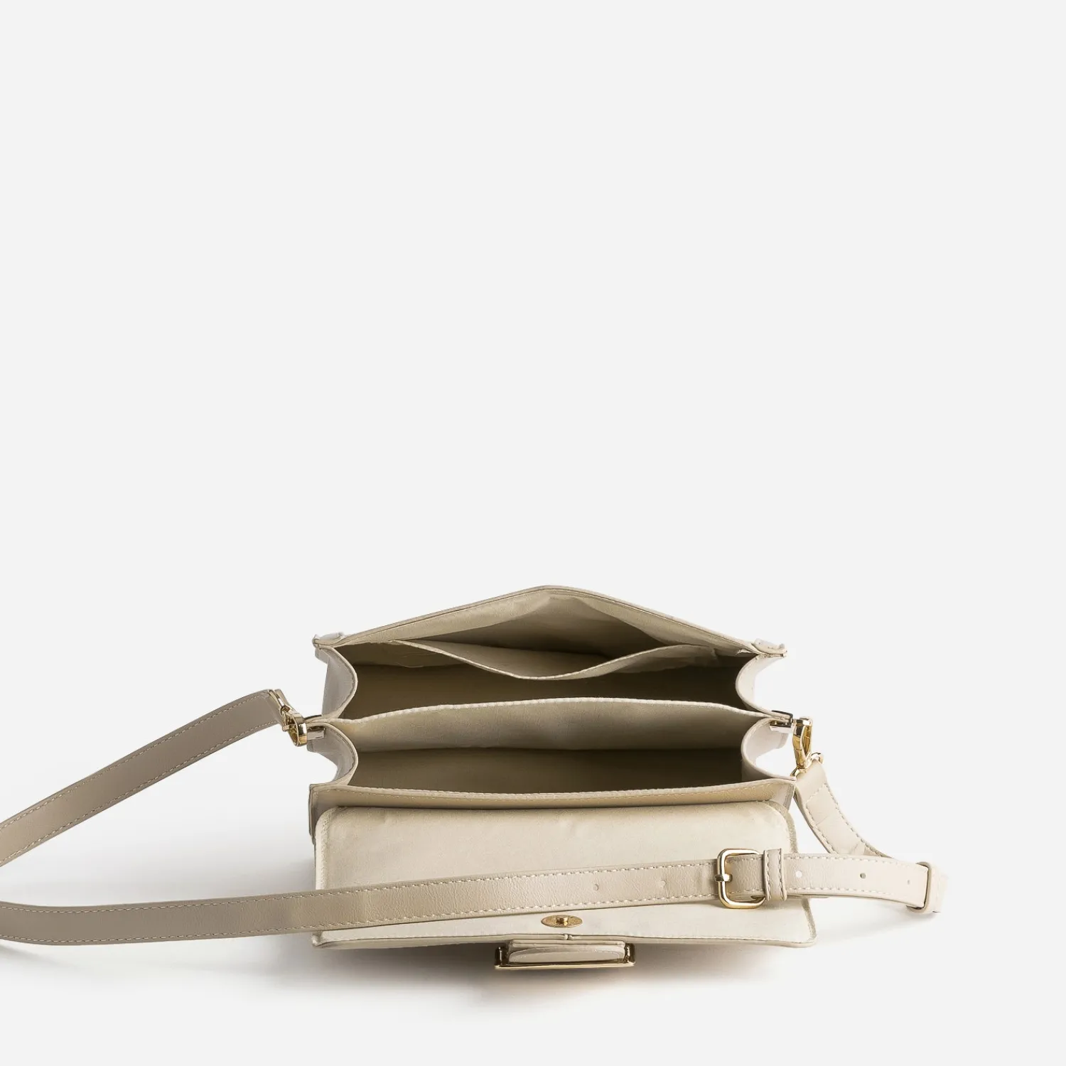 Eram Sacs À Main^Sac à main avec boucle métal BEIGE