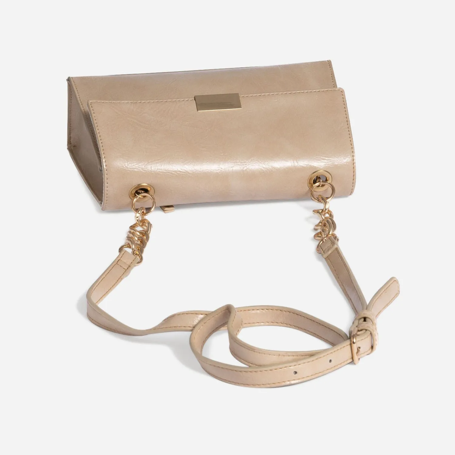 Eram Sacs À Main^Sac à main rosé verni BEIGE