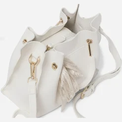 Eram Sacs À Main^Sac à main à ruban or BLANC