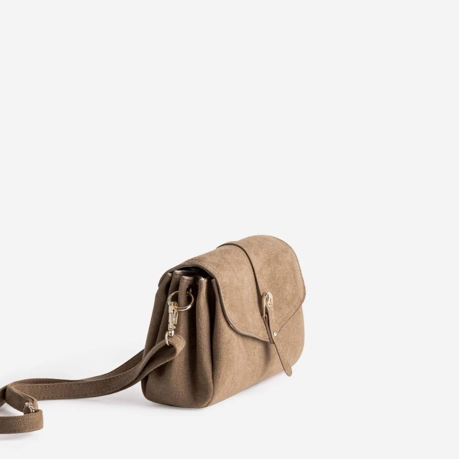Eram Sacs À Main^Sac à main marron suédé CAMEL