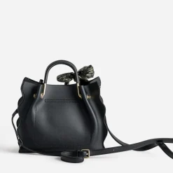 Eram Sacs À Main^Sac à main à ruban imprimé NOIR
