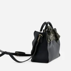 Eram Sacs À Main^Sac à main à ruban imprimé NOIR