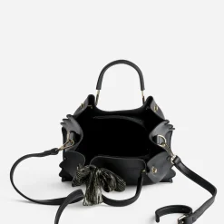 Eram Sacs À Main^Sac à main à ruban imprimé NOIR