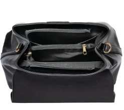 Eram Sacs À Main^Sac à main avec boucle ronde métal NOIR