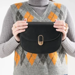 Eram Sacs Bandoulières|Sacs À Main^Sac à main deux bandoulières amovibles NOIR