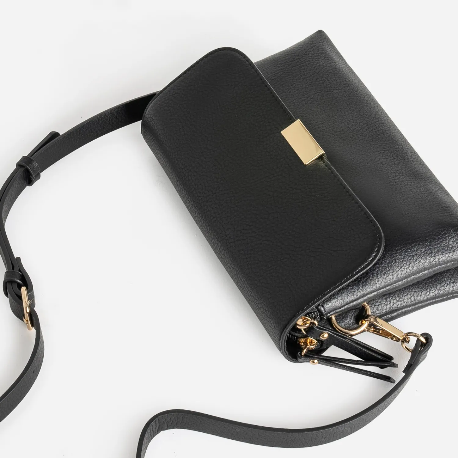 Eram Sacs À Main^Sac à main double compartiment zippé NOIR