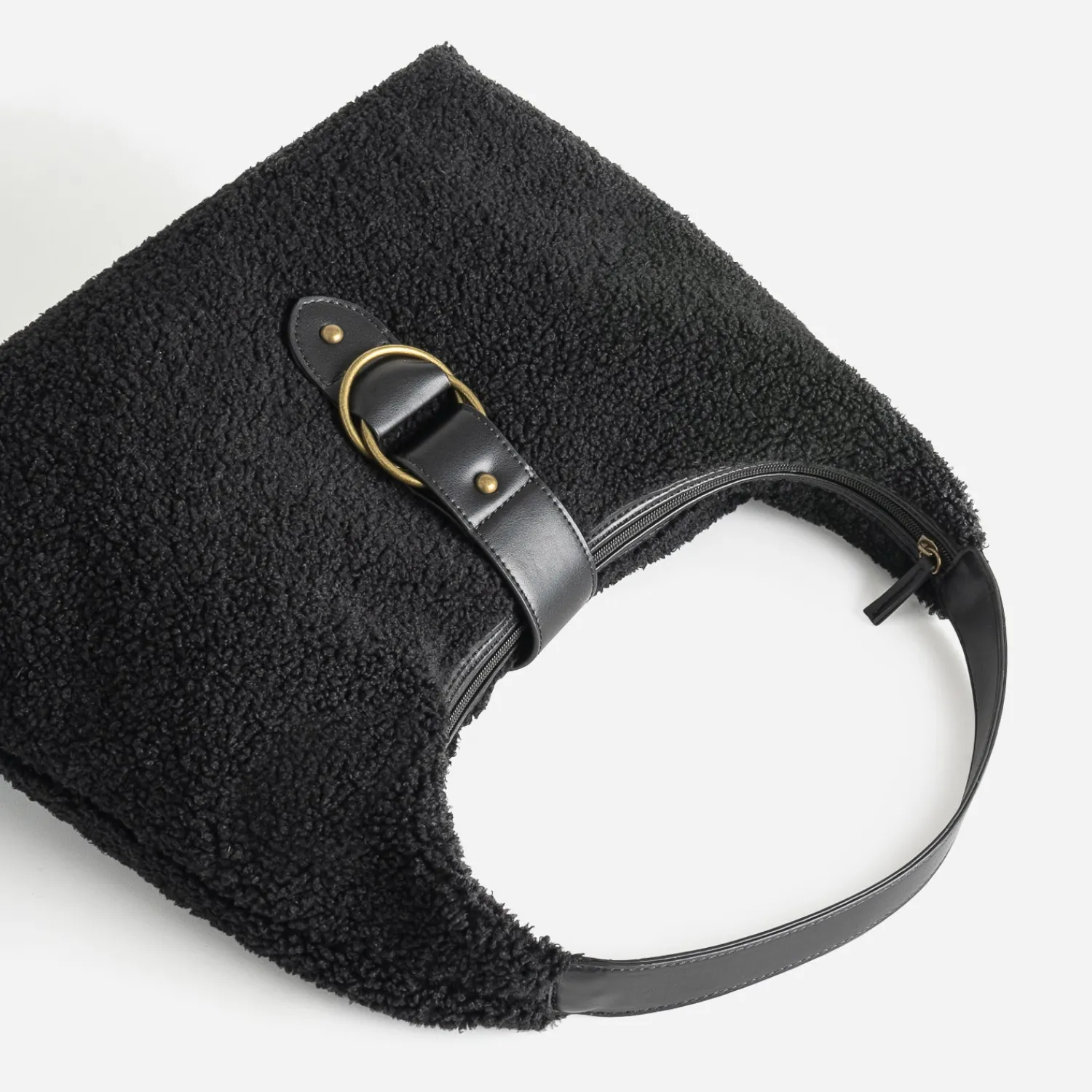 Eram Sacs Cabas|Sacs À Main^Sac à main sherpa NOIR