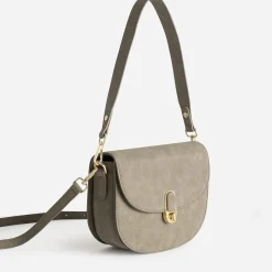 Eram Sacs Bandoulières|Sacs À Main^Sac à main taupe deux bandoulières amovibles CAMEL
