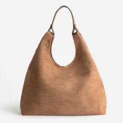 Texto Sacs Cabas|Sacs À Main^Sac à main suédé COGNAC