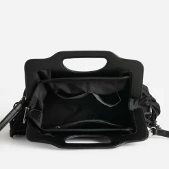Texto Sacs À Main^Sac à main suédé à franges NOIR