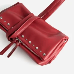 Texto Sacs À Main^Sac à main trois compartiments ROUGE