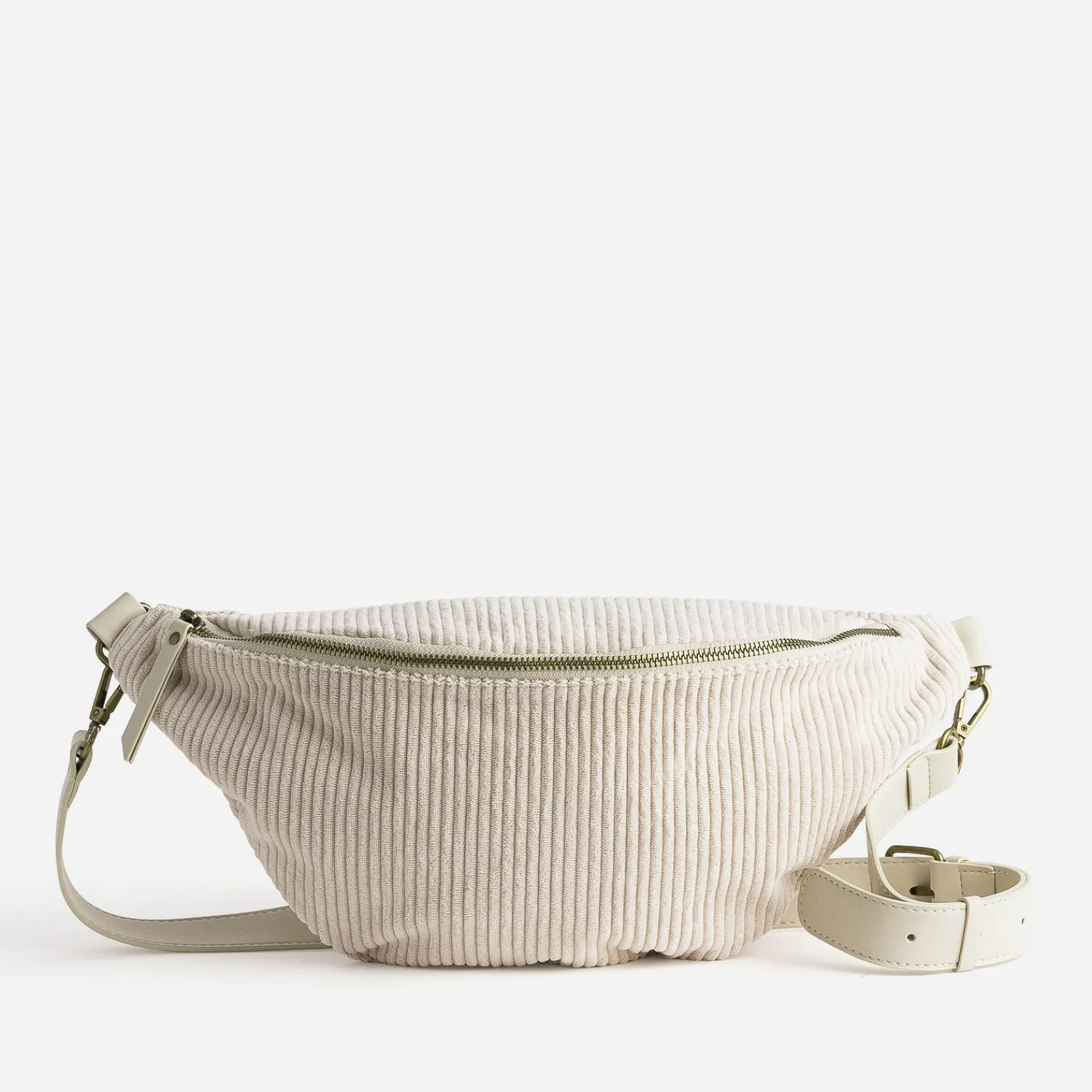 Eram Sacs Bananes & Bandoulières|Sacs À Main^Sac banane écru velours côtelé ECRU